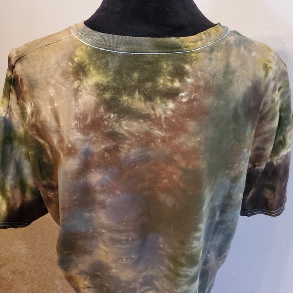 Camouflage Tie Dye short sleeve T-shirt size XL 100% cotton. - Picture 6 of 11